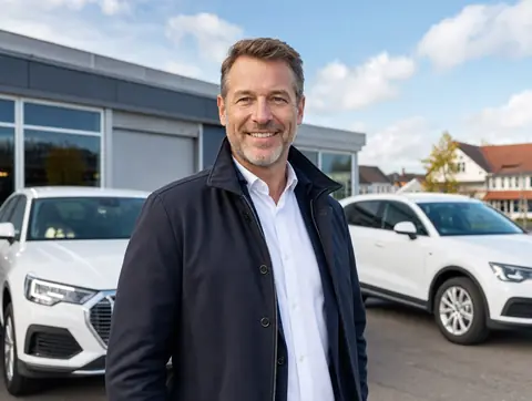 Verkäufer aus Netzschkau mit dem verkauften Fahrzeug
